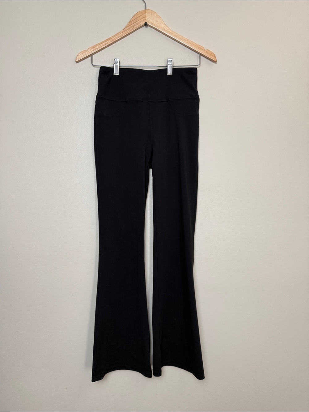 Halara High-Rise Black Flared Yoga Pants size S